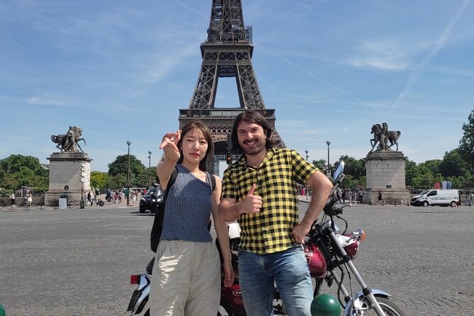 Parisian Monuments & Hidden Gems: A Thrilling Motorbike Tour - Champs-Élysées and Place de la Concorde: Big Paris, Tight Stops