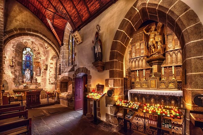 Private 12-hour round transfer to abbey of Mont Saint Michel Normandy from Paris - Inside the Abbey: Flaming Gothic, Monastery Spaces, and the Prison Past