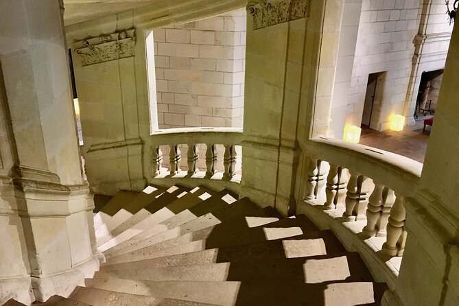 Private 3 Loire Castles Live Guided with Wine tasting from Paris - Château de Chambord: Francis I, Renaissance swagger, and that double staircase
