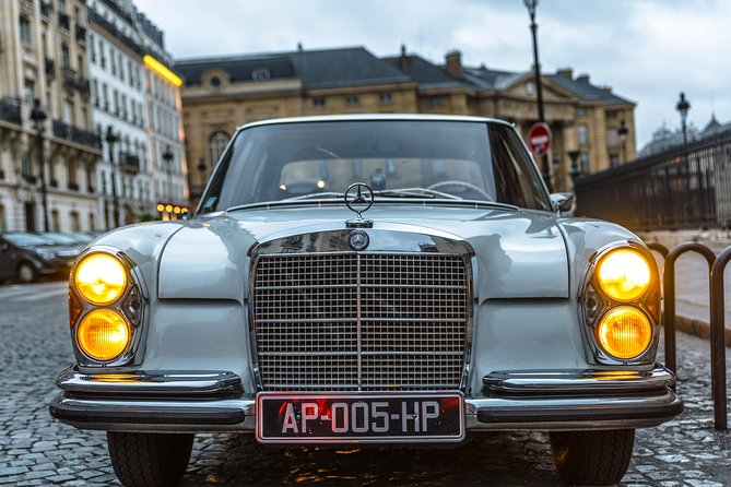 Private Paris guided Tour by classic 1970 Mercedes S Class - Key points worth knowing