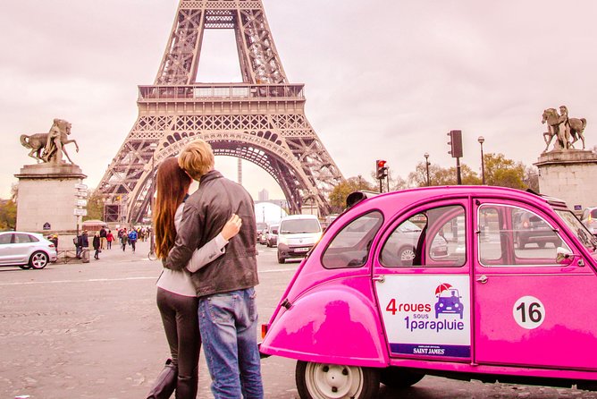 Private tour Paris 3 hours in vintage Citroën 2CV - Pickup and Timing: How the Start Location Affects Your Day