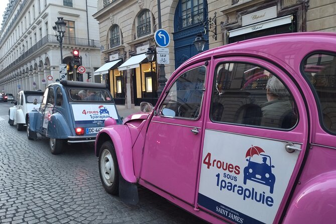 Private tour Paris 3 hours in vintage Citroën 2CV - How the Drivers Set the Tone (Renaud, Alex, Dove, Vladimir, and More)