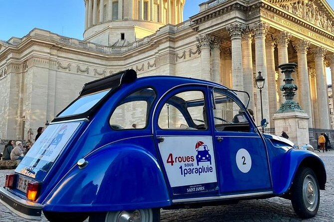 Private tour Paris Sightseeing 2 hours in Citroën 2CV - 2CV in Paris: why the ride matters as much as the sights