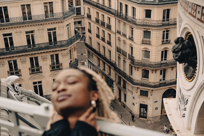 Professional Eiffel Tower Photo Tour with VOGUE Photographer - Luís de Camões Monument stairs: where lifestyle photos come alive