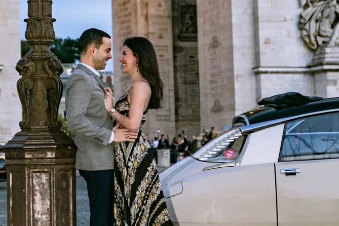 Romantic Tour of Paris in a Vintage Luxury Open-Top French Car - Champs-Élysées and Élysée-area elegance (with quick icon time)