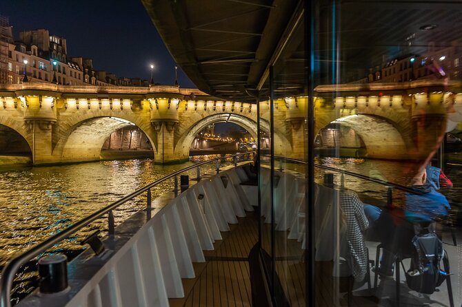 Seine River Evening Cruise with Music (Drink Options) - Your seats on the Seine: top deck vs. downstairs views