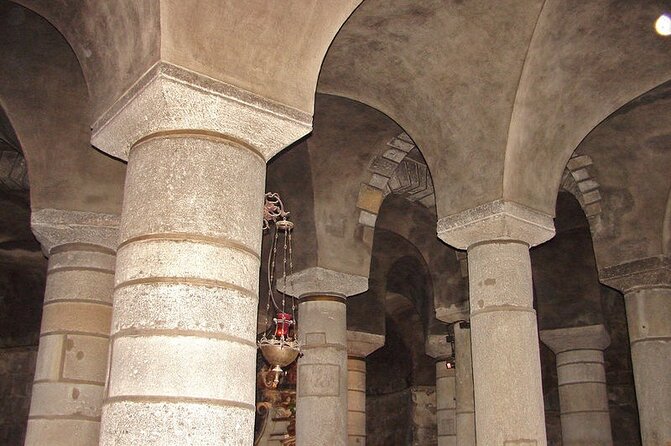 Side-car Paris Visit with a River Cruise - The Cathedral Walk: Details That Make the Underground Make Sense