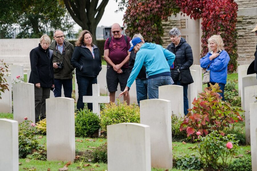 Small-Group Canadian Normandy D-Day Juno Beach from Paris - Abbey d’Ardenne: an HQ point and the weight of occupation