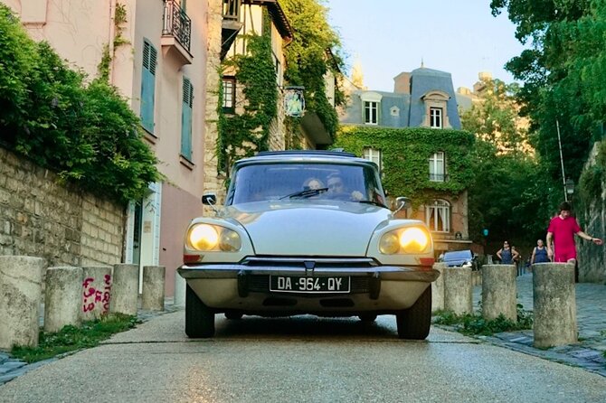 The Essentials of Paris in a Classic Open Top Car Citroën DS - First Looks: La Madeleine and the Tuileries Green Between Landmarks