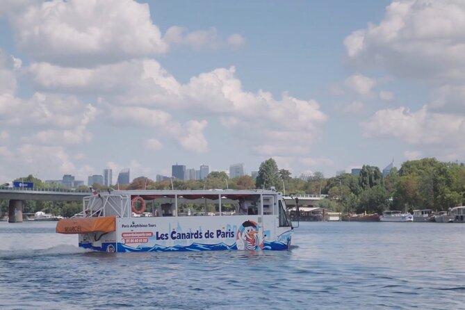 Tours of Paris and the Hauts-de-Seine in an Amphibious Bus - Onboard “Marcel le Canard”: Bilingual Hosting and Real Tempo