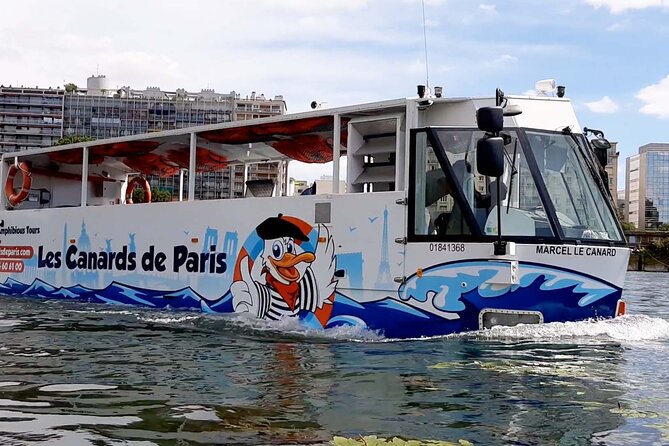 Tours of Paris and the Hauts-de-Seine in an Amphibious Bus - The Most Important Moment: The Splash You Should Plan For