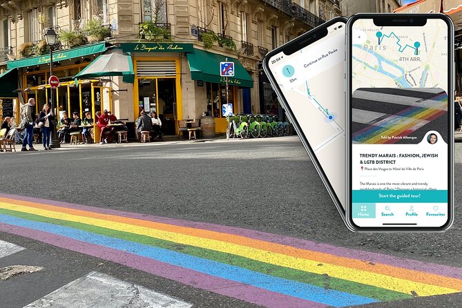 Trendy Marais, smartphone audioguided walking tour - From Place des Vosges to Hôtel de Ville: the route in real life
