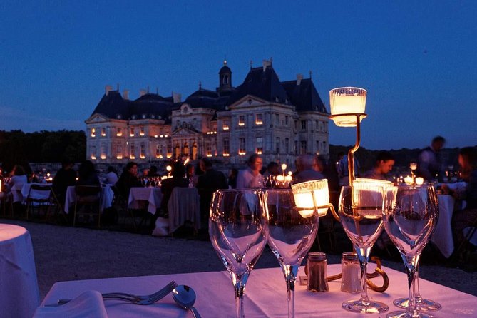 VAUX-VICOMTE: Candlelit evenings-every Saturday from may to sept - Les Charmilles dinner: three courses with a view