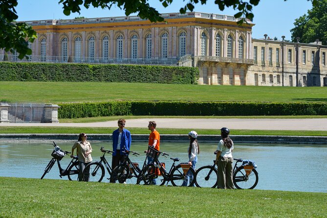 Versailles Bike Tour - Stop 4: Grand Trianon from the bike, with villa purpose explained