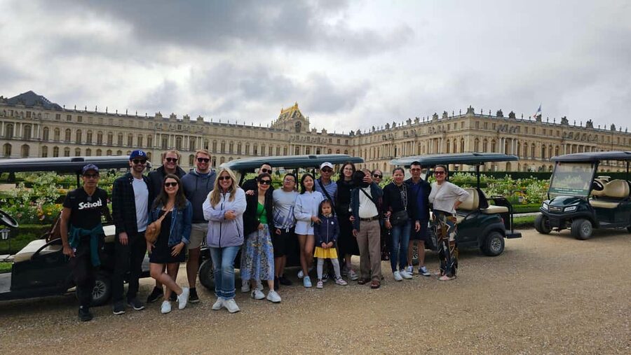Versailles: Golfcarts & Bikes Guided Tour, Hamlet+Fountains - Key things I’d write on a sticky note