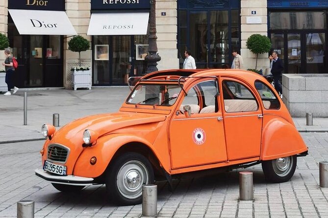 Vintage 2CV Adventure: 1-Hour Paris Highlights Tour - Small risks to know before you go