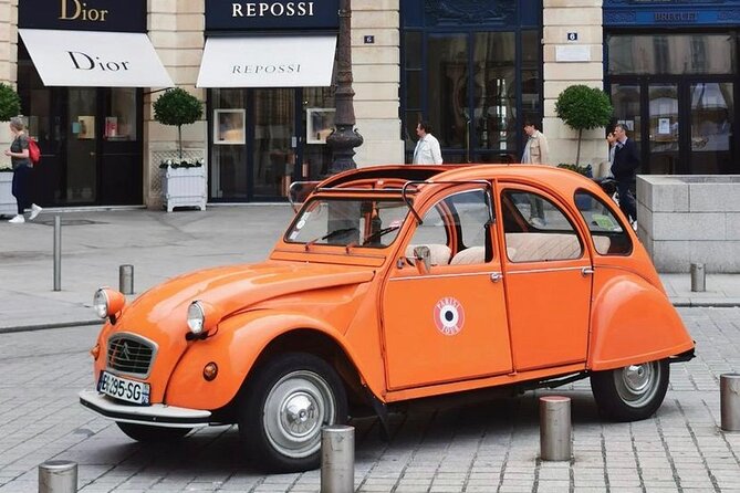 Vintage 2CV Adventure: 3-Hour Paris Highlights Tour - Pickup and drop-off flexibility inside Paris