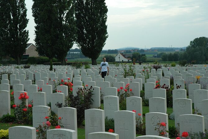 WWI Private Day Trip with Ypres Salient Battlefield in Flanders from Paris - Tank Memorial in Poelkapelle: starting where the landscape still tells the story