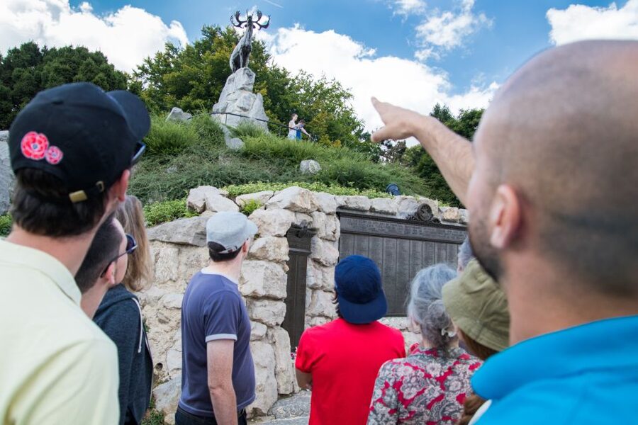 WWI Somme Battlefields Day Trip from Paris - Beaumont-Hamel Newfoundland Memorial: walking trench ground for real perspective